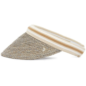 HELEN KAMINSKI [Exklusiv/Limitierte Auflage] 26SS Bianca Visier HAT50265 ECLIPSE MELANGE NOUGAT STREIFEN 135590271