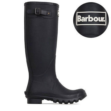 Barbour Black Bead Wellington Long Rain Boots LRF0043 BK11 135595159 [P]