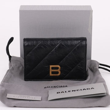 Balenciaga Crush Quilted Black Cardholder 766462 135631350