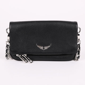 Zadig & Voltaire Black Rock Nano Swing Crossbody 135631396