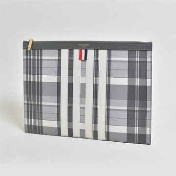 THOM BROWNE Clutchbag aus Pebblegrain in Schrägdesign L0041 76775205