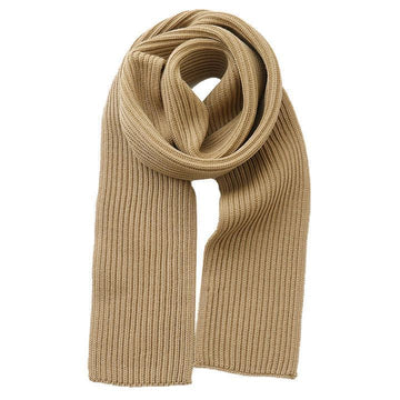 ANDERSEN ANDERSEN 24FW Ribbed Wool Short Scarf Camel 160109506 [P]