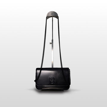 Balenciaga B LOGO Black Crossbody Bag 593615 135656225