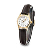 Casio Analog Leather Watch with Heart Second Hand Women's 145432849 [P]