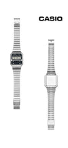 Casio Digital Square Vintage Retro Unisex Metal Watch A100WE-1ADF 147856404 [P]