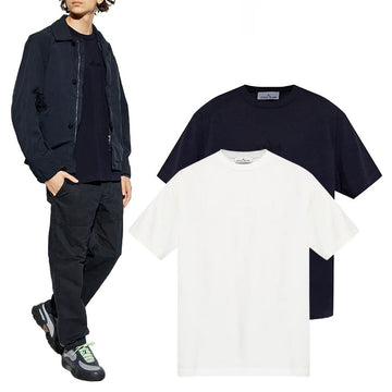 STONE ISLAND 25SS Baumwoll T-Shirt mit Rundhalsausschnitt K1S152100025S0050 135731074