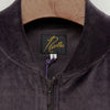 NEEDLES Butterfly Stickerei C PE Velours Rippskragen Track-Jacke Charcoal (QV319 B) 135796823 [P]