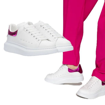 Alexander McQueen Oversole Metallic Pink Tab 676702 WICGG 9993 45116949