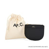 APC PXAWV F63439 LZZ ブラック デミルーン ハーフムーン ジッパーカードケース 148274739 [P]