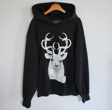 Juun.j 44 X Maxim Deer Print Embroidered Men's Hoodie JC7841P345 135823714