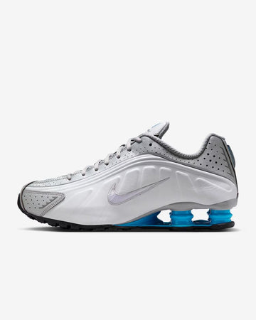 NIKE Shox R4 Metallic Silver Blue Lagoon HQ1988-005 135826124