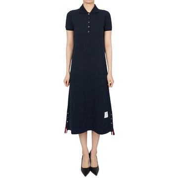 Thom Browne Women's Collar Short Sleeve Long Dress FJD034A 00050 415 135667218