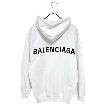 Balenciaga White Logo Hoodie 556113 TAV37 9000 135826683