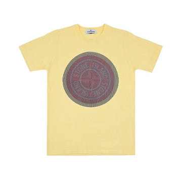 STONE ISLAND Kids Big Wappen Druck T-Shirt V0030 87243202