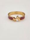 HERMES Pink Clickash Armband Gold Zustand A 135828894 [P]