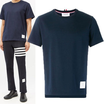 Thom Browne Side Slit Short Sleeve T-Shirt 45117245