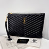 Saint Laurent Monogram Clutch Bag Black Medium 559193 135855661 [P]