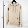 AMI Heart Logo Hoodie T-Shirt Beige 135855919 [P]