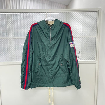GUCCI Web-Logo Anorak Hoodie 50 135856059