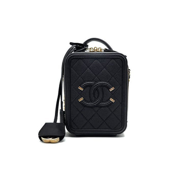 CHANEL Kaviar Kosmetik Tote und Schultertasche L173254 135866874