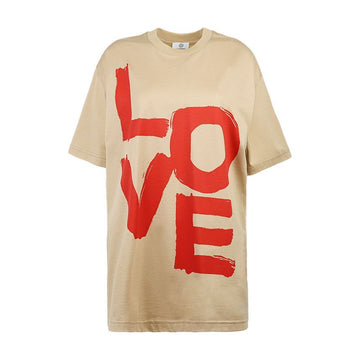 BURBERRY Frauen Love Lettering Kurzarm T-Shirt A7405 135866954