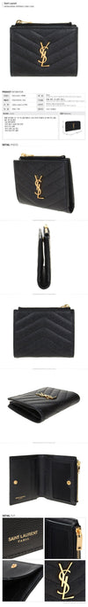 SAINT LAURENT Monogram Reißverschluss-Kartenhalter 36940179 [P]