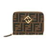 Fendi FF Diamond Zipper Medium Wallet 135900682 [P]