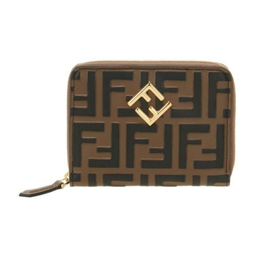 FENDI FF Diamond Reißverschluss Geldbörse / 8M0508 ADYM F13VK 135900682