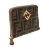 Fendi FF Diamond Zipper Medium Wallet 135900682 [P]