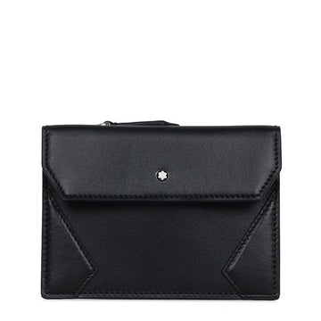 MONTBLANC ブラックマイスターシュトゥックジッパーカードケース 129907 135944654