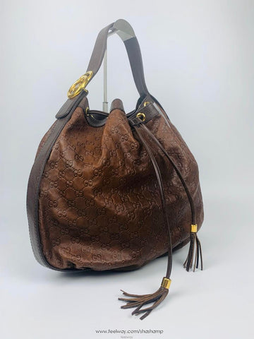 Gucci Around Cima Gold Large Shoulder Bag 223951 135944687