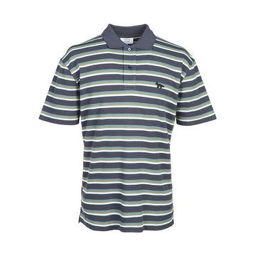 MAISON KITSUNE Profil Fox Streifen Herren Polokragen Kurzarmshirt OM00209KJ7010 P476 135944727