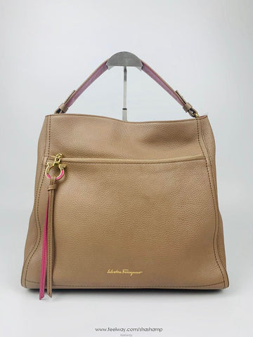 SALVATORE FERRAGAMO 21 F574 Ali Hobo Tote/Shoulder Bag 135944890