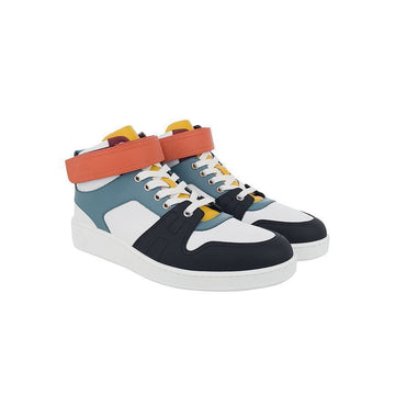 Hermes Freestyle High-Top Sneakers 40.5 Blanc/Multi 5HA0400 133264202