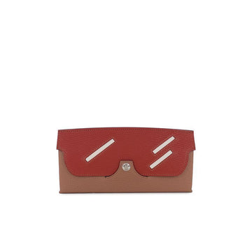 HERMES Winky Glas Case Cabracho/Cubré/Multi-Color U-Stempel 5HA0196 128596503