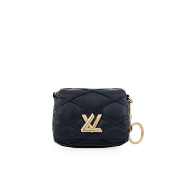 LOUIS VUITTON GO-14 Ohrhöreretui Schwarz mit Goldakzenten 5ET0639 133624959