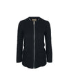 GUCCI ツイードジッパージャケット 36 ブラック 5ET0192 125835996 [P]