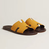 Hermes IZMIR Sandals Yellow Mocha 136001134 [P]