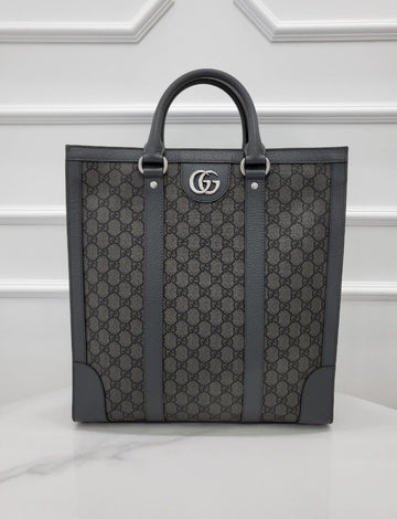 GUCCI GGシュプリームオフィディアグレー トートバッグ 731793 136012280
