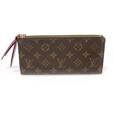 LOUIS VUITTON Monogram Canvas Fuchsia Port Adèle Geldbörse M61269 136017303
