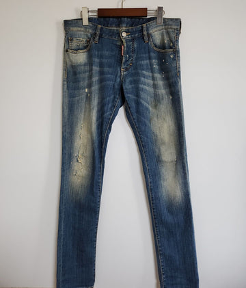 DSQUARED2 46 ロゴ 白 男性 ジーンズ S74LA0598 136024161