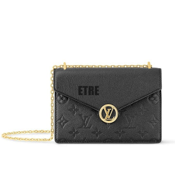 LOUIS VUITTON ウォレットオンチェーン ロジ ブラック M13569 136047287