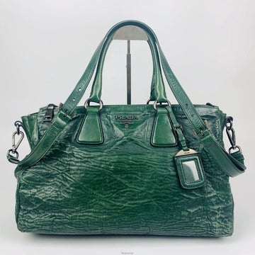 Prada Antique Napa Vintage 2Way Shoulder Bag BL0743 136063202