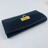 SALVATORE FERRAGAMO Ferragamo Schwarz 22-C225 Damen Langgeldbörse 136072508 [P]