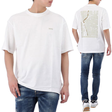 Hugo Boss Artwork Detail Short Sleeve T-Shirt 50534925 100 136073708