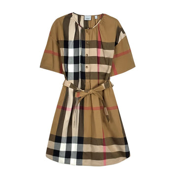 Burberry Gretton Checked Short Sleeve Dress 80843111 135851661