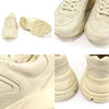 Gucci 703814 Ivory Leather Strawberry Print Laiton Women's Sneakers 35.5 136076975 [P]