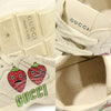 Gucci 703814 Ivory Leather Strawberry Print Laiton Women's Sneakers 35.5 136076975 [P]