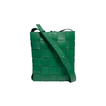BOTTEGA VENETA 649601 グリーン インテレッチャート カセット メッセンジャーバッグ クロスバッグ 136077029