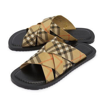 BURBERRY Check Pavillon Herren Pantoletten 136077156